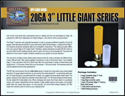 Front page of the Little Giant 20ga 3