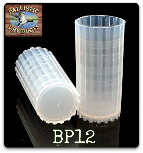 Close-up of two BP12 wads.