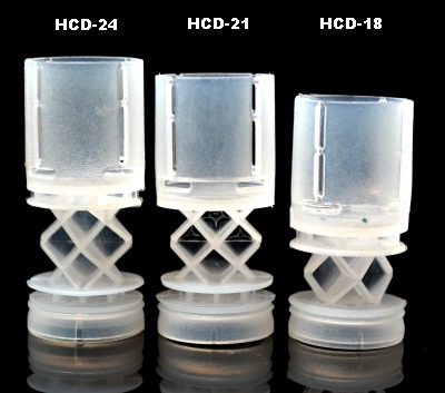 Close-up of two Driver-24 12 gauge wads.