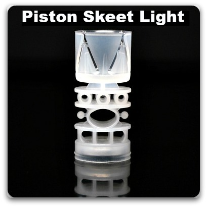 Close-up of a Piston Skeet Light 12 gauge wad.