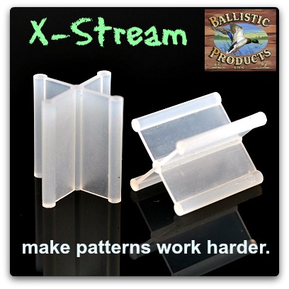 Close-up of two X-Stream inserts.